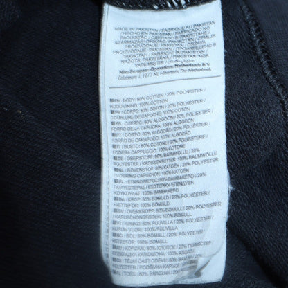 Nike Womens Black Medium Pullover Hoodie Sweatshirt Cotton Blend