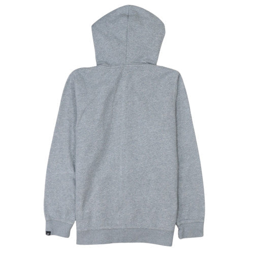 Nike Boys Grey Full Zip Hoodie Size 12-13 Years Lined Hooded Sweatshirt