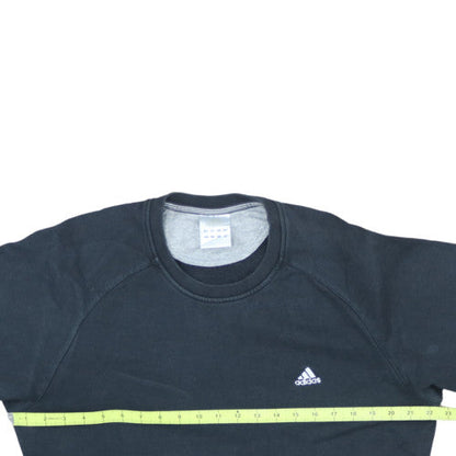 Adidas Men's Black Crew Neck Pullover Sweatshirt Size L