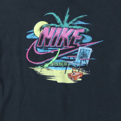 Nike Unisex Black XL Retro Beach Graphic T-Shirt