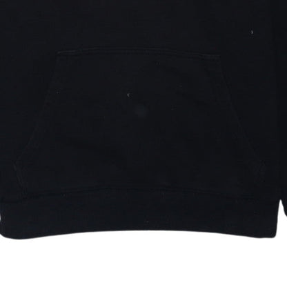 Champion Boys Black Pullover Hoodie Size 14 Youth Cotton Blend Authentic Logo