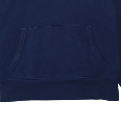 Ralph Lauren Men's Blue Pullover Hoodie L Embroidered Logo