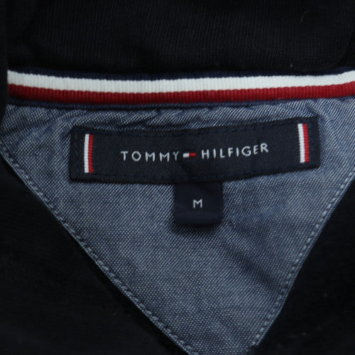 Tommy Hilfiger Men's Black Pullover Hoodie M Classic Logo Fleece