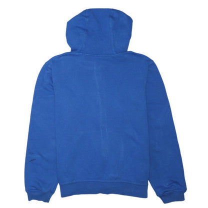 Nike Mens Blue Small Full Zip Hoodie Sweatshirt Cotton Blend