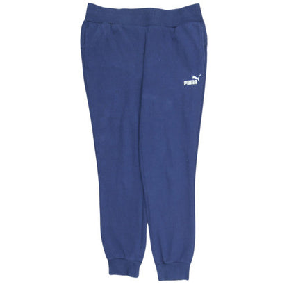 Puma Women Blue Jogger Trousers Size 14 Fleece