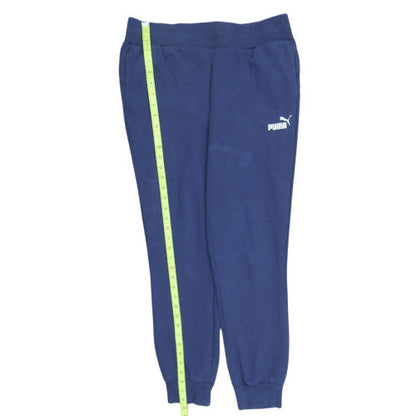 Puma Women Blue Jogger Trousers Size 14 Fleece