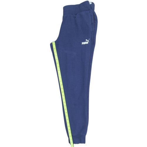 Puma Women Blue Jogger Trousers Size 14 Fleece