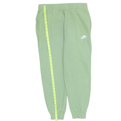 Nike Men's Green Sweatpants M Regular Fit Fleece Joggers