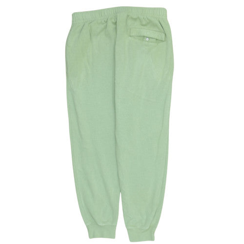 Nike Men's Green Sweatpants M Regular Fit Fleece Joggers