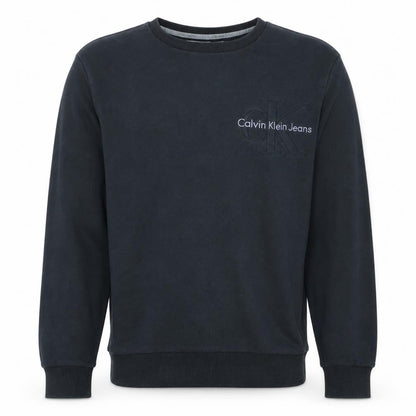 Calvin Klein Jeans Men's Black M Crew Neck Cotton Sweatshirt
