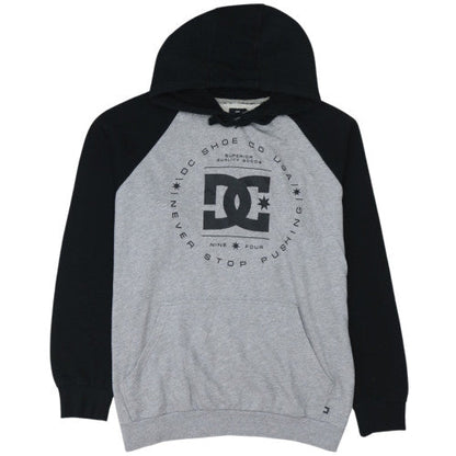 DC Shoes Men's Grey & Black XL Pullover Hoodie