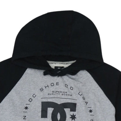 DC Shoes Men's Grey & Black XL Pullover Hoodie
