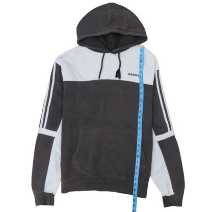 Adidas Men's Grey Pullover Hoodie Size M Fleece Sportswear