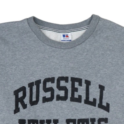 Russell Athletic Men’s Grey XL Crew Neck Fleece Sports Sweatshirt
