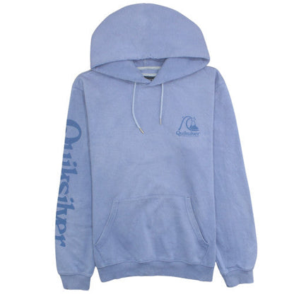 Quiksilver Men's Blue Medium Pullover Hoodie Surf Graphic