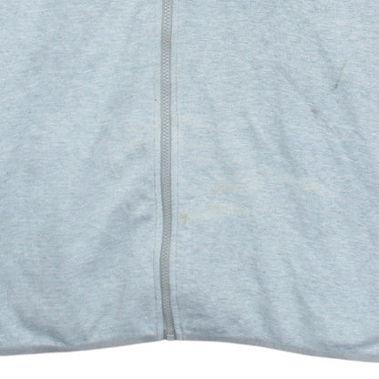 Nike Men's Grey Full Zip Hoodie 2XL Regular Fit Sweatshirt