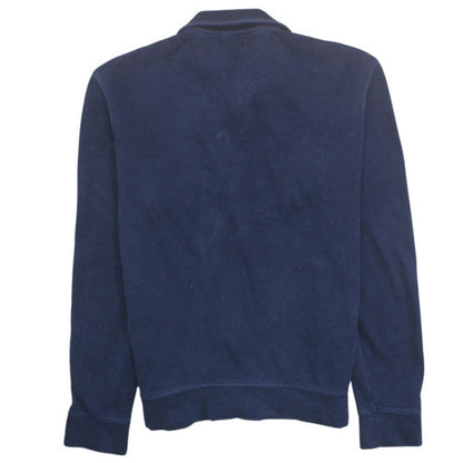 Ralph Lauren Men’s Blue Cotton Full Zip Jumper Size S