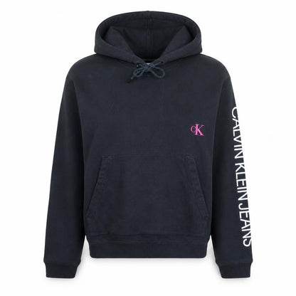 Calvin Klein Jeans Women Black S Pullover Hoodie Graphic Print