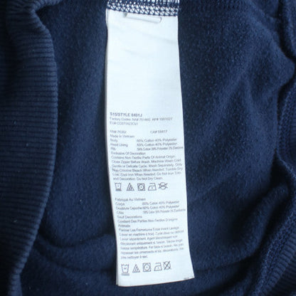 Timberland Men's Blue Full Zip Hoodie S Classic Logo Fleece