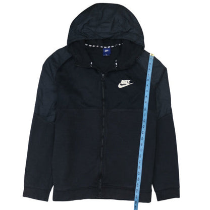 Nike Men's Black XL Full Zip Hoodie Sweatshirt Athletic Fit