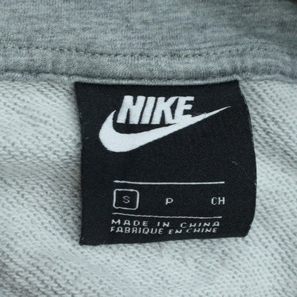 Nike Women's Grey Full Zip Hoodie Small Cotton Blend Casual