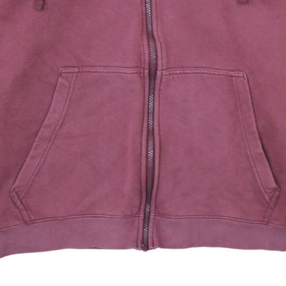 Nike Men's Purple XL Full Zip Fleece Hoodie Sweatshirt