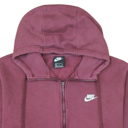 Nike Men's Purple XL Full Zip Fleece Hoodie Sweatshirt