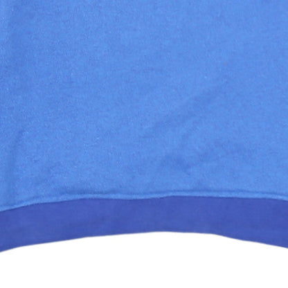 Nike Womens Blue Pullover Sweatshirt M Cotton Blend Casual Crew Neck