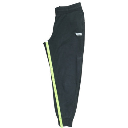 Puma Men's Black Fleece Jogger Sweatpants M Regular Fit