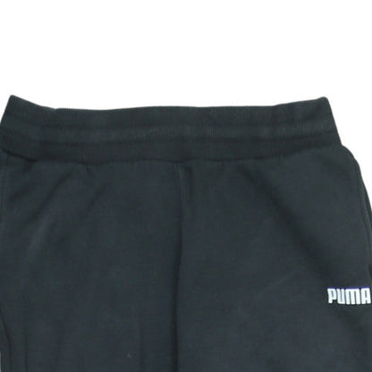 Puma Men's Black Fleece Jogger Sweatpants M Regular Fit