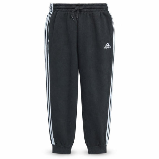 Front view of Adidas Men's Black XL Sweatpants Fleece Joggers