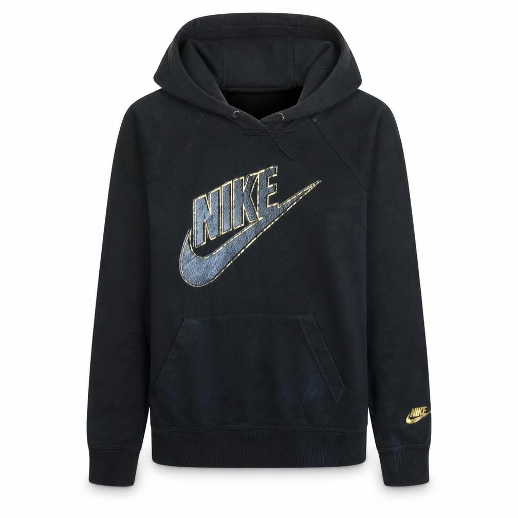 Nike Women's Black Medium Pullover Hoodie with Logo