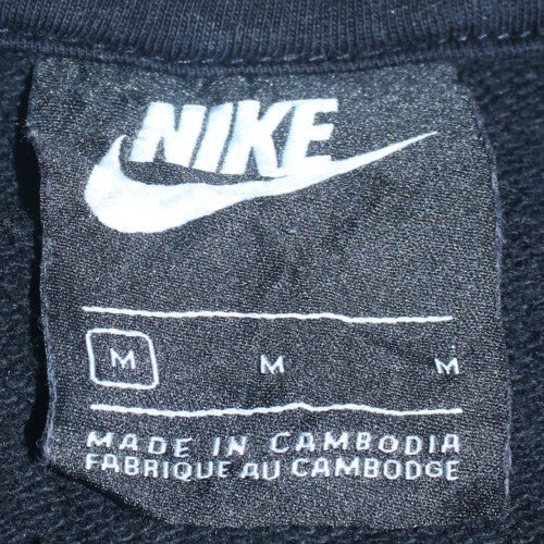 Nike Women's Black Medium Pullover Hoodie with Logo