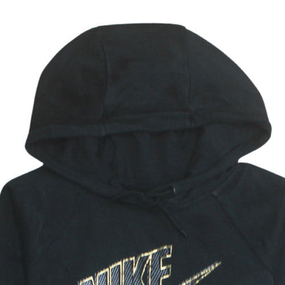 Nike Women's Black Medium Pullover Hoodie with Logo