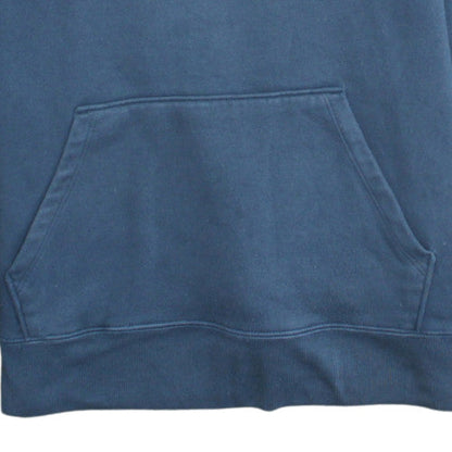 Champion Men Blue Pullover Hoodie S Fleece Long Sleeve Sweatshirt