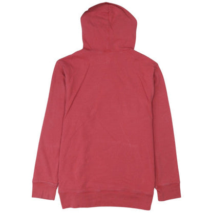 GAP Women’s Red Pullover Hoodie L Cotton Logo Casual Sweatshirt