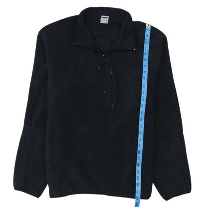 Fila Men's Black XL Fleece 1/4 Zip Pullover Sweatshirt
