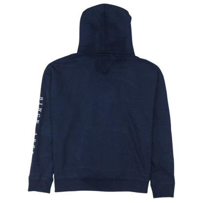 Tommy Jeans Women Navy Blue XL Pullover Hoodie with Logo Print