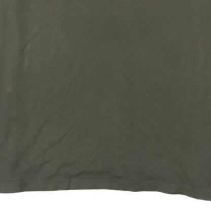 Carhartt Men's Khaki Green Logo Graphic Short Sleeve T-Shirt Size M