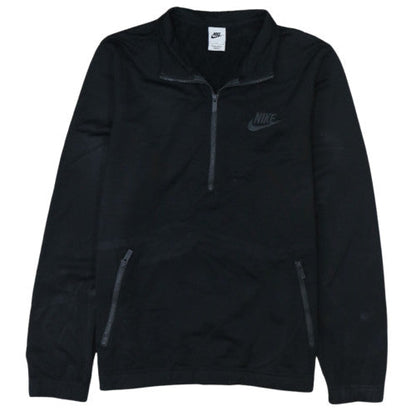 Nike Men's Black 1/4 Zip Pullover Sweatshirt Size L