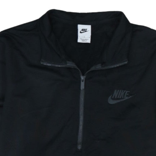 Nike Men's Black 1/4 Zip Pullover Sweatshirt Size L