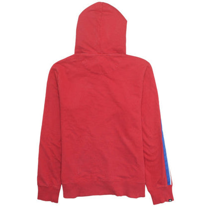 Nike Men's Red Pullover Hoodie L Sports Fleece Sweatshirt