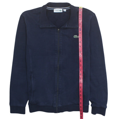 Lacoste Sport Men's Navy Full Zip Sweatshirt M Cotton Blend