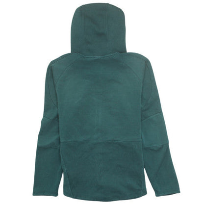 Puma Men's Green Full Zip Fleece Hoodie Size L Sportswear