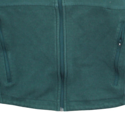 Puma Men's Green Full Zip Fleece Hoodie Size L Sportswear