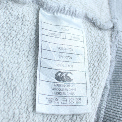 Canterbury of New Zealand Men's Grey Cotton Crew Neck Sweatshirt L