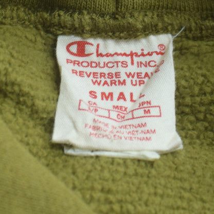Champion Womens Khaki Green Small Pullover Hoodie Cotton Casual