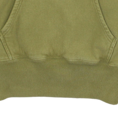 Champion Womens Khaki Green Small Pullover Hoodie Cotton Casual