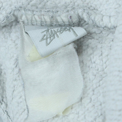 Stussy Women Grey Crew Neck Pullover Sweatshirt Size L
