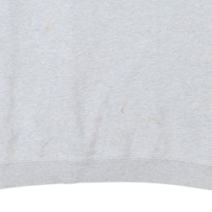 Stussy Women Grey Crew Neck Pullover Sweatshirt Size L